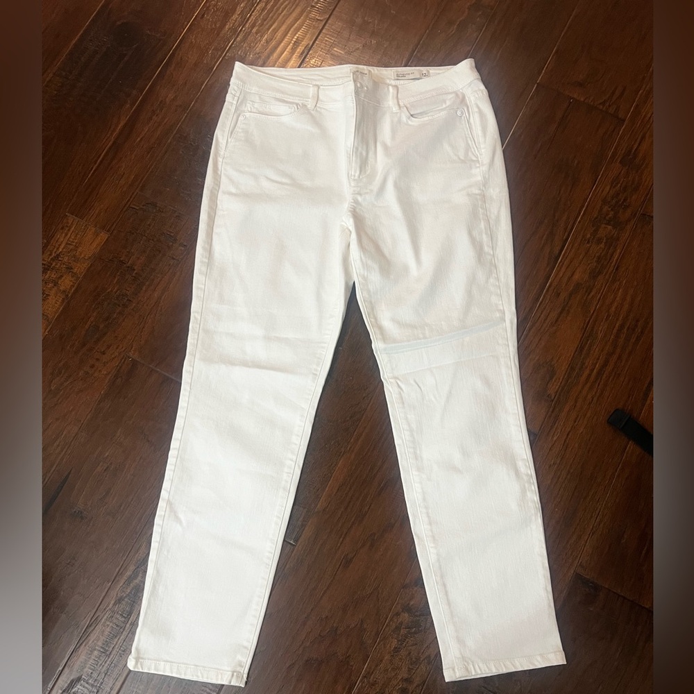 J. Jill Women's Crisp White Skinny Jeans